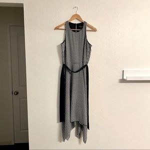 Banana Republic Black & White Checkered Dress